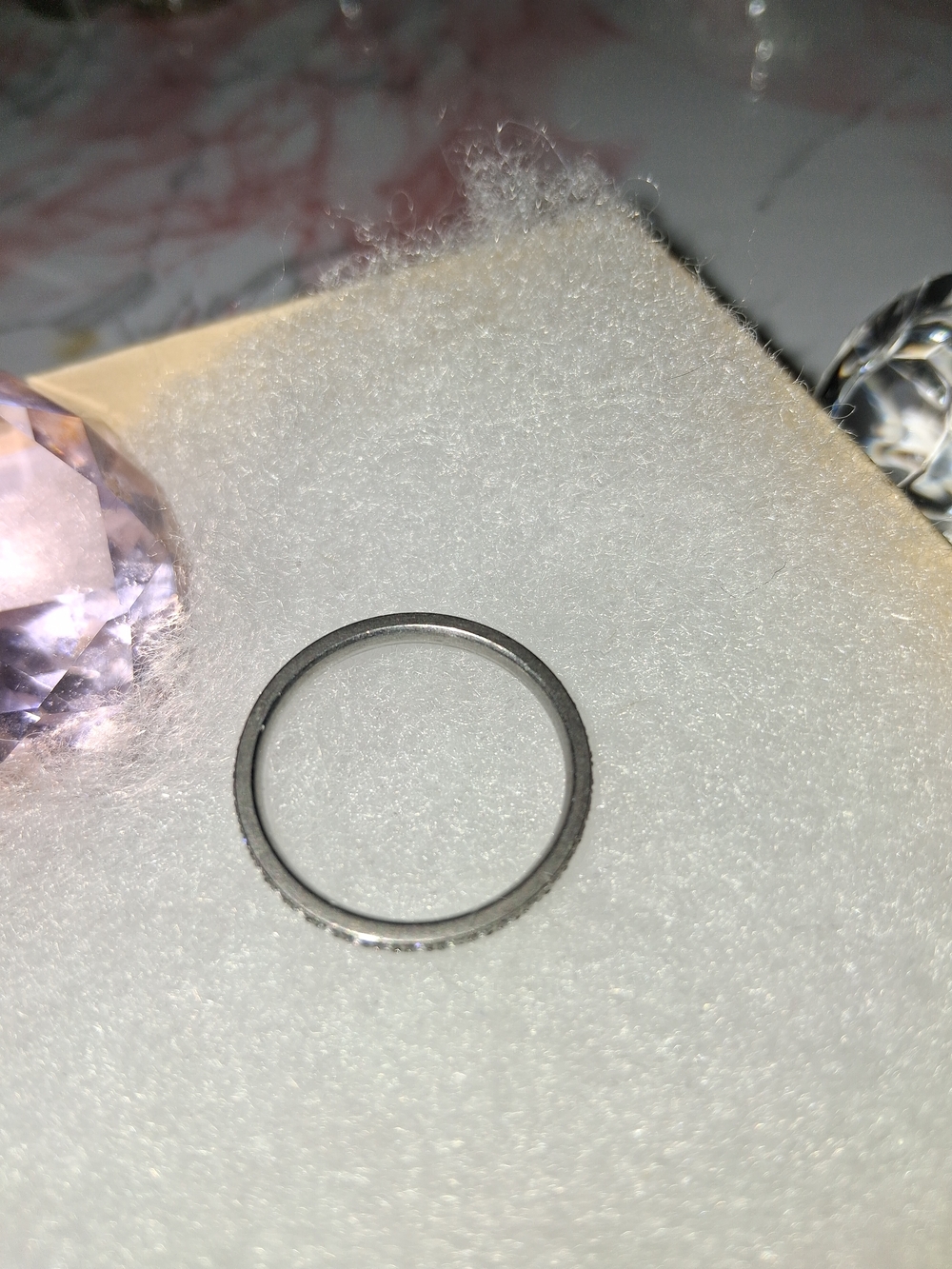 Minimalist Silver-Tone Women's Stackable Ring